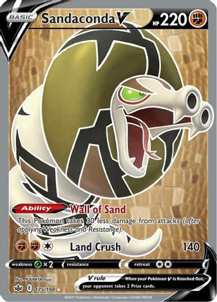 Sandaconda V (175/198) [Sword & Shield: Chilling Reign] - Deck Out Gaming