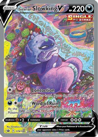 Galarian Slowking V (Alternate Full Art) (179) [SWSH06: Chilling Reign] Holofoil - Deck Out Gaming