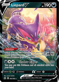 Liepard V (104) [SWSH06: Chilling Reign] Holofoil - Deck Out Gaming
