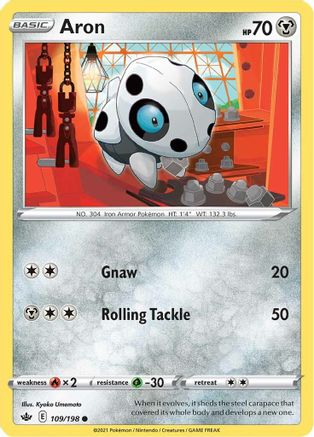 Aron (109) [SWSH06: Chilling Reign] Reverse Holofoil - Deck Out Gaming