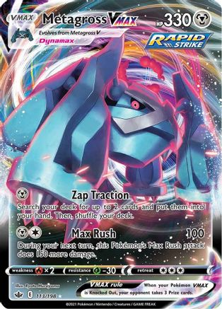 Metagross VMAX (113) [SWSH06: Chilling Reign] Holofoil - Deck Out Gaming