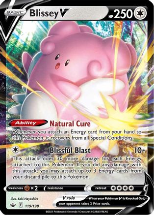 Blissey V (119) [SWSH06: Chilling Reign] Holofoil - Deck Out Gaming