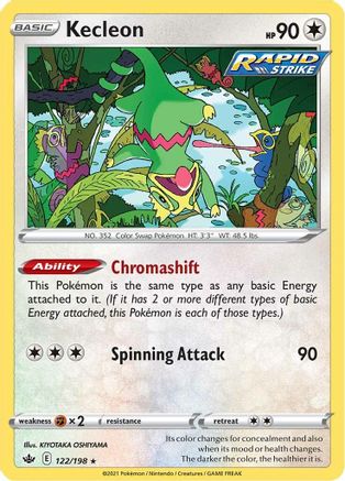Kecleon (122) [SWSH06: Chilling Reign] Reverse Holofoil - Deck Out Gaming