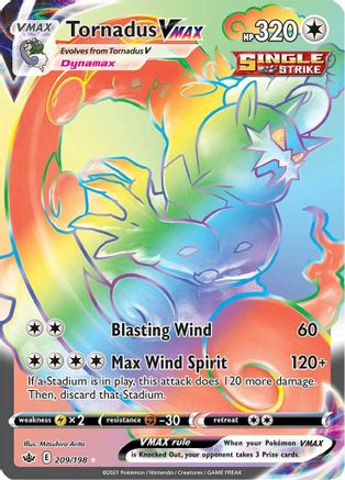 Tornadus VMAX (Secret) (209) [SWSH06: Chilling Reign] Holofoil - Deck Out Gaming