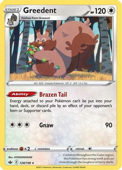 Greedent (128) [SWSH06: Chilling Reign] Reverse Holofoil - Deck Out Gaming