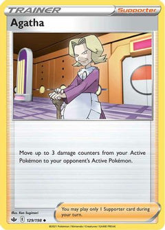 Agatha (129) [SWSH06: Chilling Reign] Reverse Holofoil - Deck Out Gaming