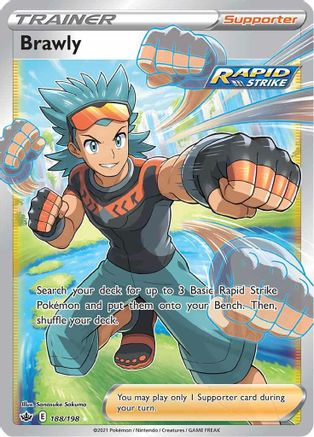 Brawly (Full Art) (188) [SWSH06: Chilling Reign] Holofoil - Deck Out Gaming