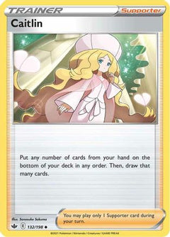 Caitlin (132) [SWSH06: Chilling Reign] Reverse Holofoil - Deck Out Gaming