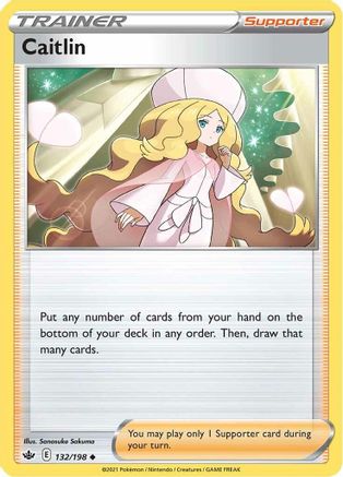 Caitlin (132) [SWSH06: Chilling Reign] Reverse Holofoil - Deck Out Gaming