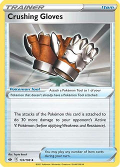 Crushing Gloves (133) [SWSH06: Chilling Reign] Reverse Holofoil - Deck Out Gaming