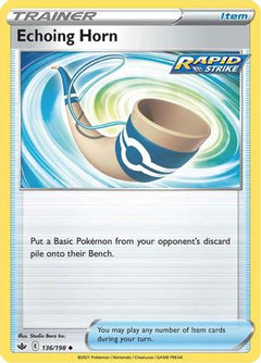 Echoing Horn (136) [SWSH06: Chilling Reign] Reverse Holofoil - Deck Out Gaming