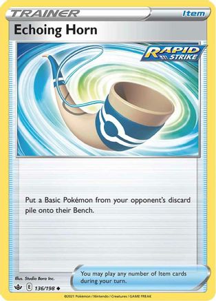 Echoing Horn (136) [SWSH06: Chilling Reign] Reverse Holofoil - Deck Out Gaming
