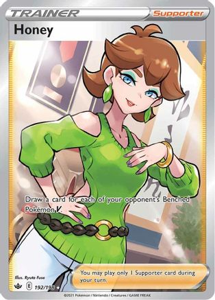 Honey (Full Art) (192) [SWSH06: Chilling Reign] Holofoil - Deck Out Gaming