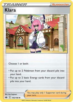 Klara (145) [SWSH06: Chilling Reign] Reverse Holofoil - Deck Out Gaming