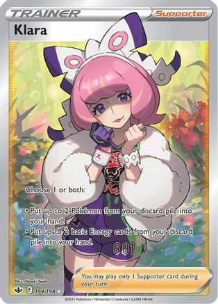 Klara (Full Art) (194) [SWSH06: Chilling Reign] Holofoil - Deck Out Gaming