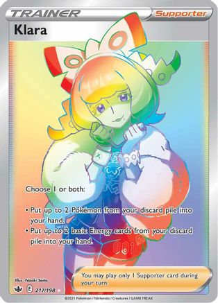 Klara (Secret) (217) [SWSH06: Chilling Reign] Holofoil - Deck Out Gaming