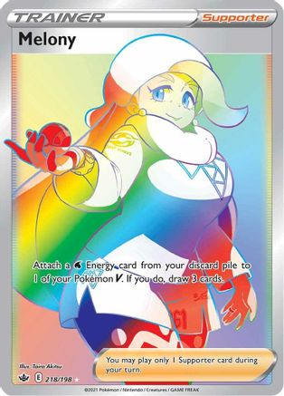Melony (Secret) (218) [SWSH06: Chilling Reign] Holofoil - Deck Out Gaming