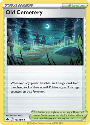 Old Cemetery (147) [SWSH06: Chilling Reign] Reverse Holofoil - Deck Out Gaming