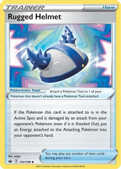 Rugged Helmet (152) [SWSH06: Chilling Reign] Reverse Holofoil - Deck Out Gaming