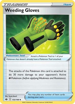 Weeding Gloves (155) [SWSH06: Chilling Reign] Reverse Holofoil - Deck Out Gaming