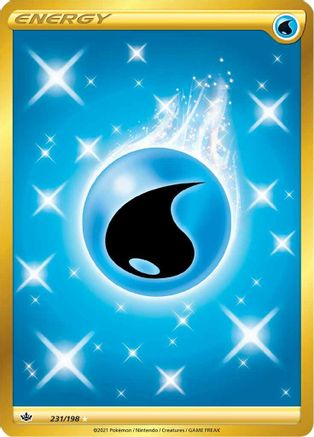 Water Energy (Secret) (231) [SWSH06: Chilling Reign] Holofoil - Deck Out Gaming