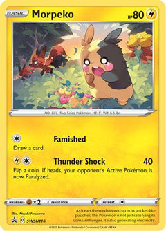 Morpeko - SWSH116 (SWSH116) [SWSH: Sword & Shield Promo Cards] Holofoil - Deck Out Gaming