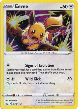 Eevee - SWSH118 (SWSH118) [SWSH: Sword & Shield Promo Cards] Holofoil - Deck Out Gaming