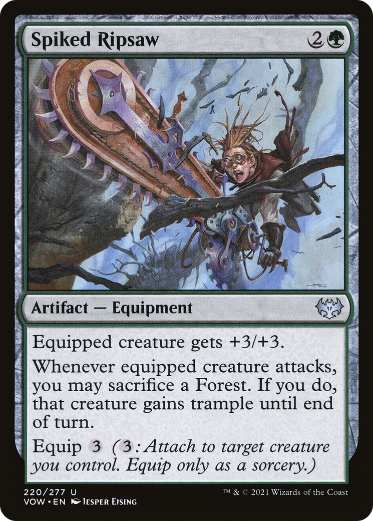 Spiked Ripsaw (220) [Innistrad: Crimson Vow] foil - Deck Out Gaming