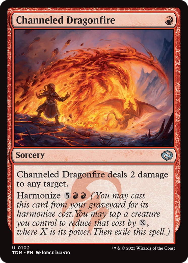 Channeled Dragonfire (102) [Tarkir: Dragonstorm] - Deck Out Gaming