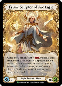 Prism, Sculptor of Arc Light - HER038 (HER038) [Flesh and Blood: Promo Cards] Unlimited Edition Rainbow Foil - Deck Out Gaming