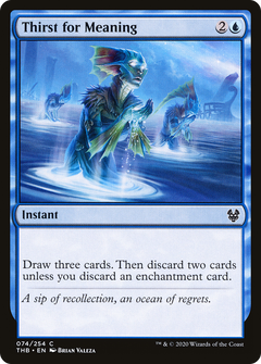Thirst for Meaning (74) [Theros Beyond Death] - Deck Out Gaming