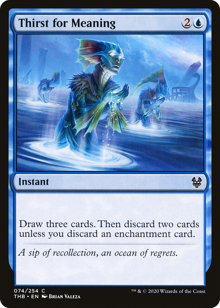 Thirst for Meaning (74) [Theros Beyond Death] - Deck Out Gaming