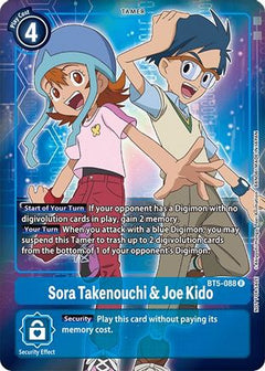 Sora Takenouchi & Joe Kido (Box Topper) (BT5-088) [Battle of Omni] Foil - Deck Out Gaming
