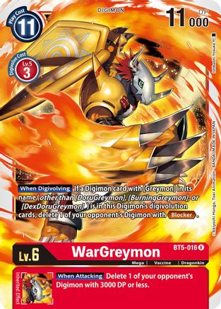 WarGreymon (BT5-016) [Battle of Omni] - Deck Out Gaming