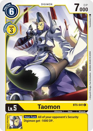 Taomon (BT5-041) [Battle of Omni] - Deck Out Gaming