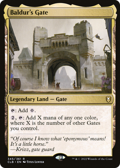 Baldur's Gate (345) [Commander Legends: Battle for Baldur's Gate] foil - Deck Out Gaming