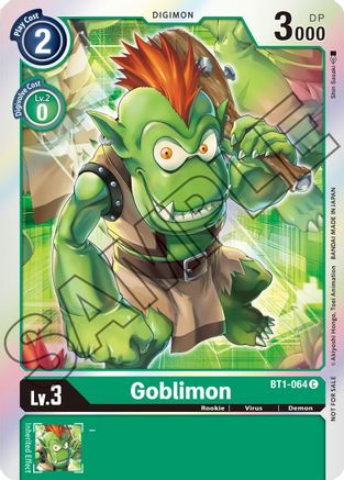 Goblimon - BT1-064 (Event Pack 1) (BT1-064) [Release Special Booster] Foil - Deck Out Gaming