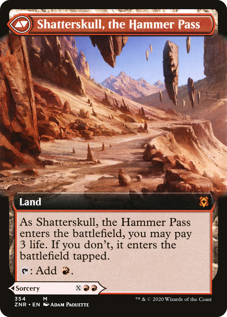 Shatterskull Smashing (Extended Art) (354) [Zendikar Rising] foil - Deck Out Gaming