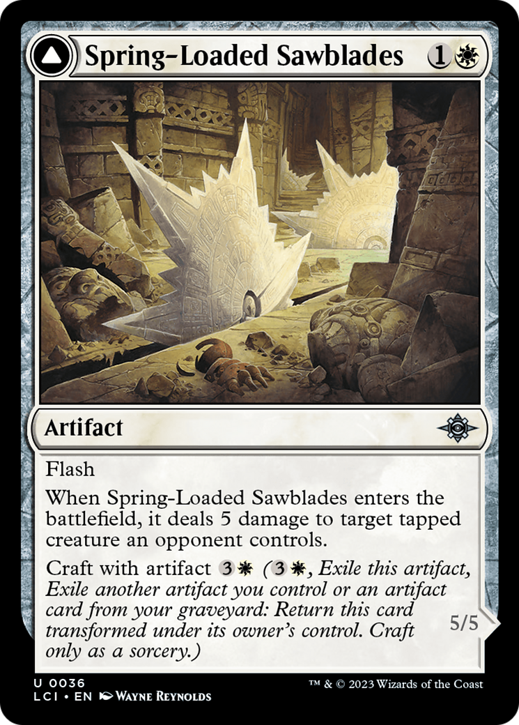 Spring-Loaded Sawblades (36) [The Lost Caverns of Ixalan] - Deck Out Gaming