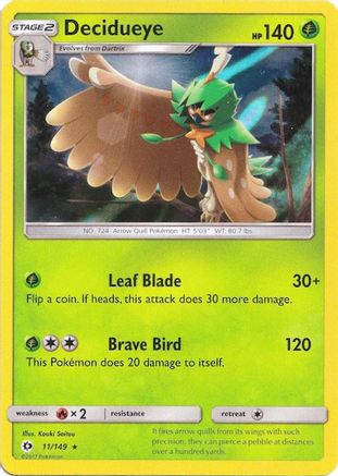 Decidueye - 11/149 (Water Web Holo) (11) [Miscellaneous Cards & Products] Holofoil - Deck Out Gaming