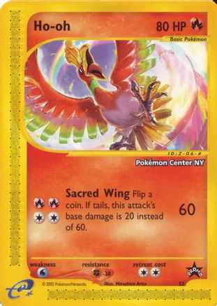 Ho-oh [Pokemon Center NY] (52) [WoTC Promo] - Deck Out Gaming