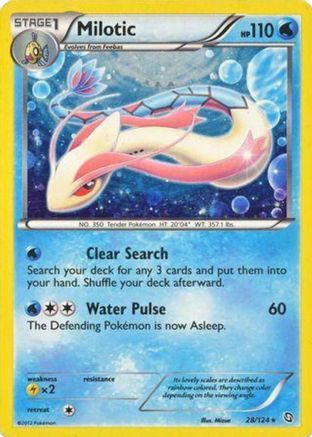 Milotic - 28/124 (Cosmos Holo) (28) [Blister Exclusives] Holofoil - Deck Out Gaming