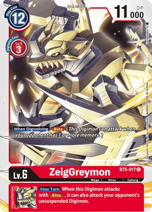 ZeigGreymon (BT5-017) [Battle of Omni] - Deck Out Gaming