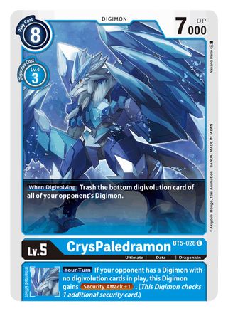 CrysPaledramon (BT5-028) [Battle of Omni] - Deck Out Gaming