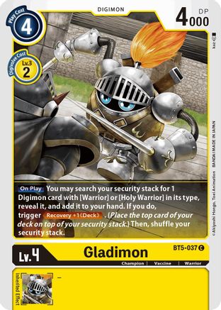 Gladimon (BT5-037) [Battle of Omni] - Deck Out Gaming