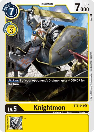 Knightmon (BT5-042) [Battle of Omni] - Deck Out Gaming