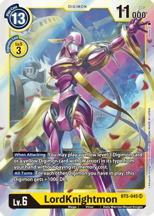 LordKnightmon (BT5-045) [Battle of Omni] Foil - Deck Out Gaming