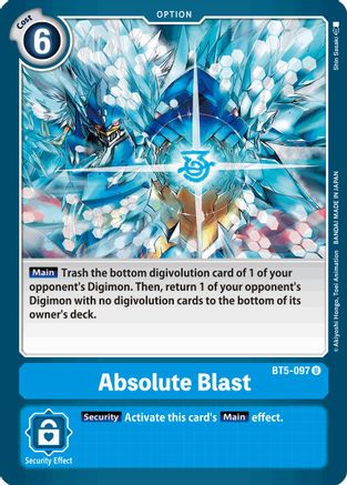 Absolute Blast (BT5-097) [Battle of Omni] - Deck Out Gaming