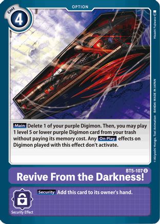 Revive From the Darkness! (BT5-107) [Battle of Omni] - Deck Out Gaming