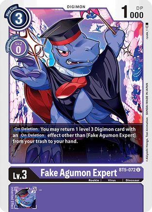 Fake Agumon Expert (BT5-072) [Battle of Omni] - Deck Out Gaming